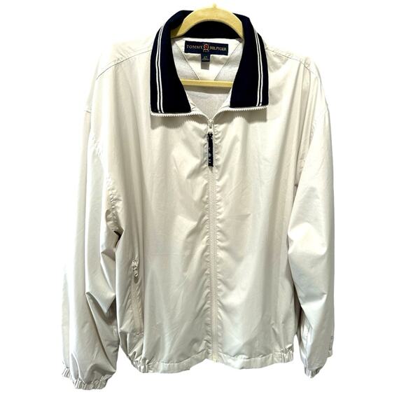 Tommy Hilfiger Golf Poplin Zip Front Jacket Size L - Picture 1 of 10